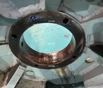 東元AECK 1300HP電機維修，更換軸、后端蓋、軸承